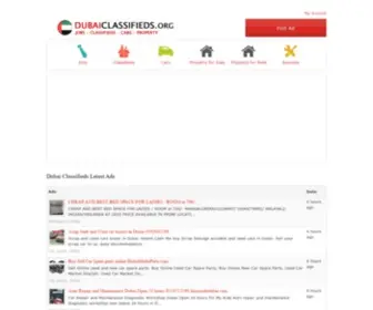 Dubaiclassifieds.org(Dubai Classifieds) Screenshot