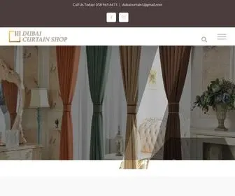 Dubaicurtainsshop.com(Dubai Curtain Shop) Screenshot