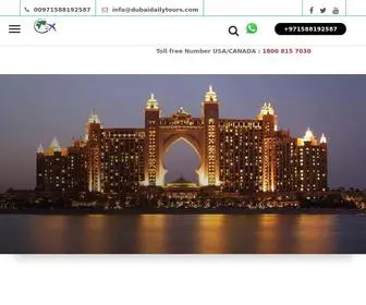 Dubaidailytours.com(Dubai Daily Tours) Screenshot