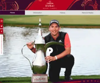 Dubaidesertclassic.com(The dubai desert classic) Screenshot