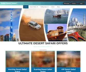 Dubaidesertsafarii.com(Dubai Desert Safari Deals @40 AED) Screenshot