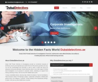 Dubaidetectives.ae(Dubai's Local Private Detective & Investigator Agency) Screenshot