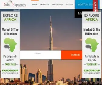 Dubaiexporters.com(Dubai Exporters) Screenshot