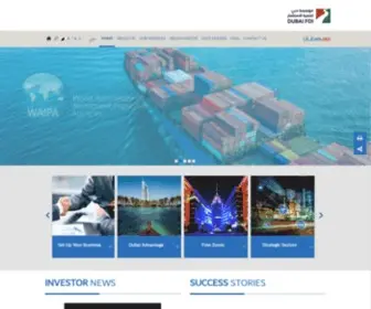 Dubaifdi.gov.ae(Dubai FDI) Screenshot