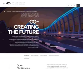 Dubaifutureaccelerators.com(Dubai Future Accelerators Co) Screenshot