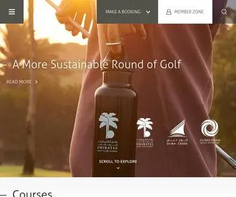 Dubaigolf.com(Dubai Golf) Screenshot