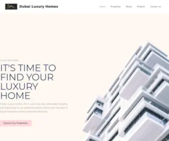 Dubailuxuryhomespro.com(Dubai Luxury Homes) Screenshot