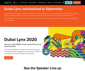 Dubailynx.com(Dubai Lynx 2020) Screenshot