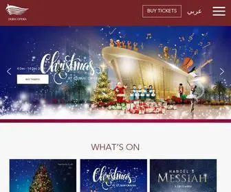 Dubaiopera.com(Dubai opera) Screenshot