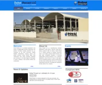 Dubaiprecast.ae(Dubai Precast) Screenshot