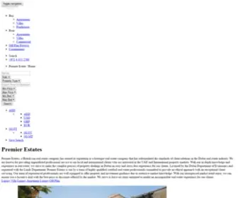 Dubaipremierestates.com(Premier Estate) Screenshot