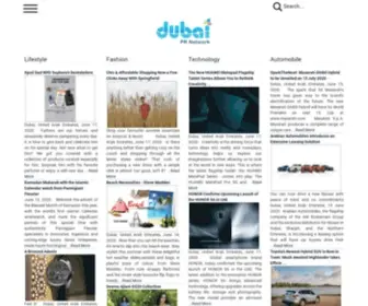 Dubaiprnetwork.com(The Dubai PR Network) Screenshot