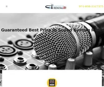 Dubaisoundsystem.com(Sound System Rental Dubai) Screenshot