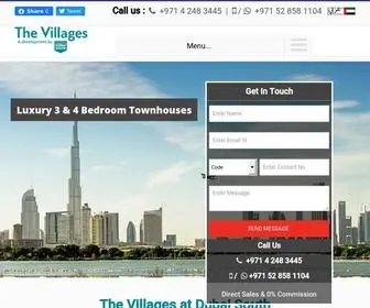 Dubaithevillages.com(The Villages) Screenshot