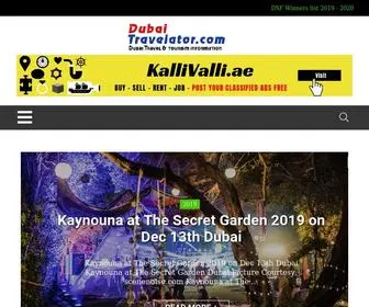 Dubaitravelator.com(Dubai UAE Travel) Screenshot