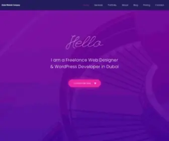 Dubaiwebsitecompany.com(Best Freelance Web Designer in Dubai) Screenshot