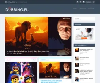Dubbing.pl(Encyklopedia polskiego dubbingu. Filmy i gry w polskiej wersji językowej a także wywiady) Screenshot