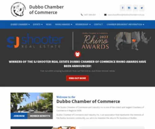 Dubbochamber.com.au(Dubbo Business Chamber) Screenshot