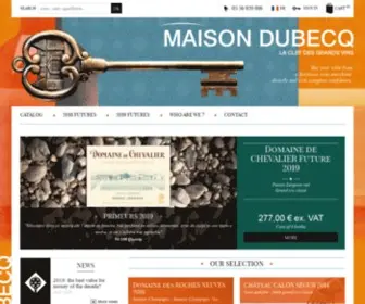 Dubecq.com(Maison DUBECQ) Screenshot