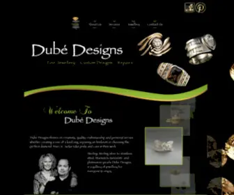 Dubedesigns.ca(Fine jewellery) Screenshot