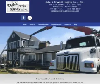 Dubedrywallsupply.com(Dube's Drywall Supply) Screenshot