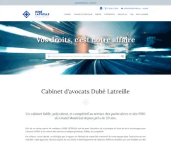 Dubelatreille.ca(Cabinet d'avocats) Screenshot