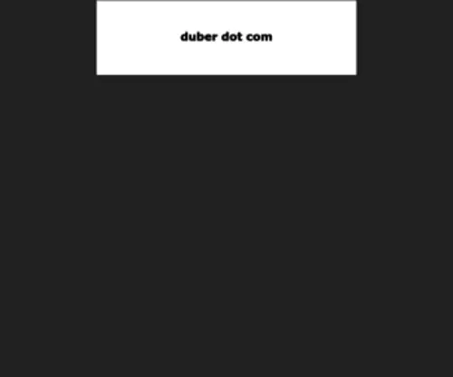 Duber.com(Duber dot com) Screenshot