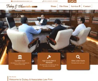 Dubeyandassociates.co.in(Best Criminal Lawyer in Noida) Screenshot