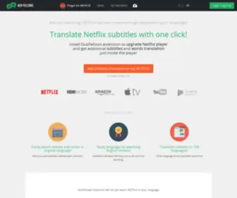 Dubfellows.com(Platform for video content localization) Screenshot