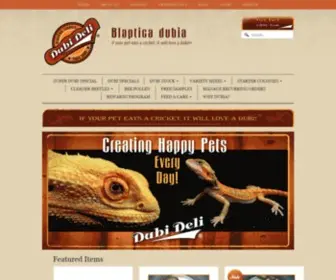 Dubideli.com(Dubia Roaches for Sale) Screenshot