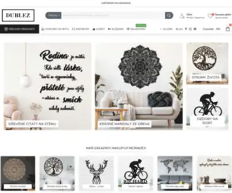 Dublez.cz(Eshop s bytovými dekoracemi) Screenshot