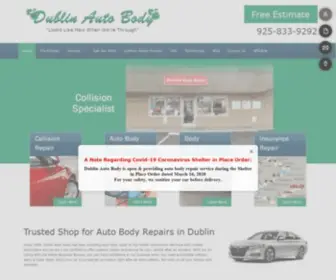 Dublinautobody.com(Dublin Auto Body Repair Shop) Screenshot