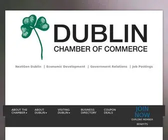 Dublinchamber.org(Dublin Chamber of Commerce) Screenshot