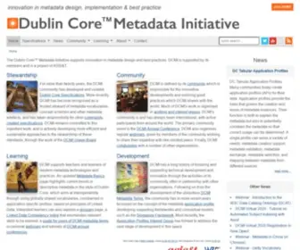 Dublincore.org(The dublin core metadata initiative (dcmi)) Screenshot