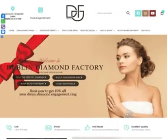 Dublindiamondfactory.ie(Engagement Rings Dublin) Screenshot