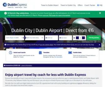 Dublinexpress.ie(Dublin Coach Travel & Airport Transfers) Screenshot