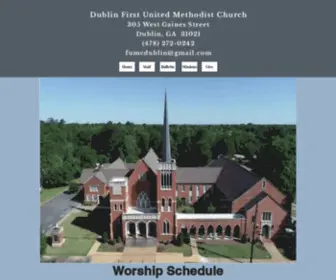 Dublinfirstumc.org(Dublin First UMC) Screenshot