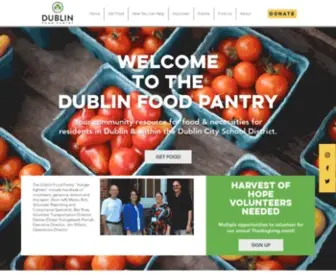 Dublinfoodpantry.org(Food Pantry) Screenshot