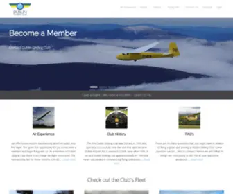 Dublinglidingclub.ie(The home of glider flying in Ireland) Screenshot