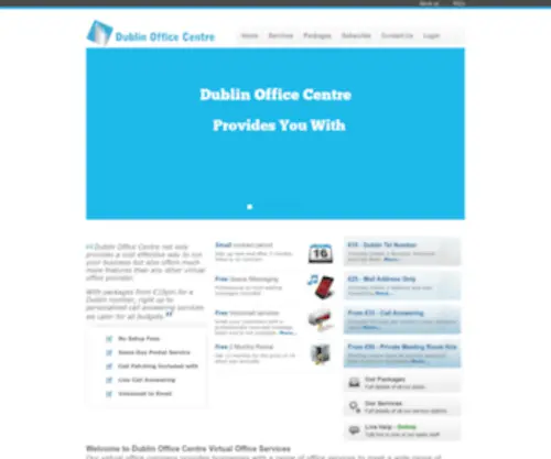 Dublinofficecentre.ie(Virtual Office) Screenshot