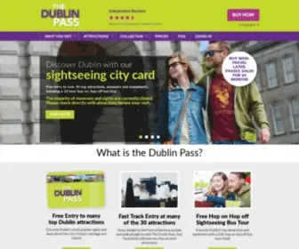 Dublinpass.ie(Dublin card official site) Screenshot