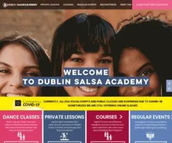 Dublinsalsacademy.com(Dublin Salsa Academy) Screenshot