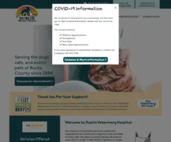 Dublinvetclinic.com(Veterinarian in Dublin) Screenshot