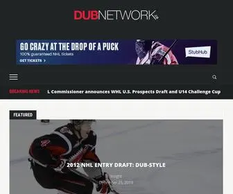Dubnetwork.ca(Your Source for everything WHL) Screenshot