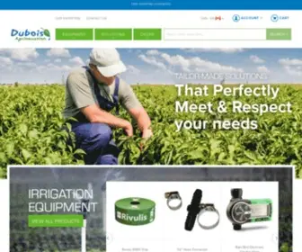 Duboisag.com(Irrigation System and Agricultural Production) Screenshot