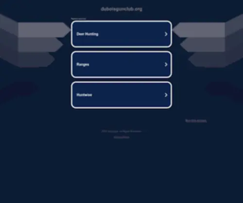 Duboisgunclub.org(The Dubois Gun Club) Screenshot
