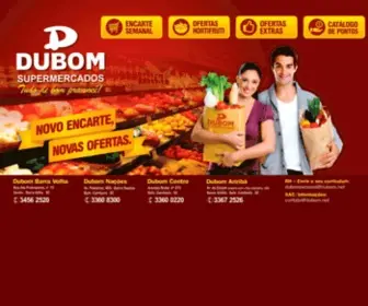 Dubomsupermercados.com.br(Dubom Supermercados) Screenshot