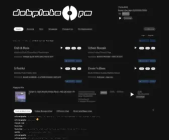 Dubplate.fm(Streaming electronic radio) Screenshot