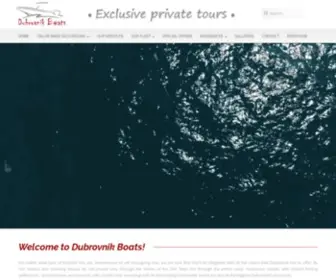 Dubrovnikboats.com(Dubrovnik boats) Screenshot