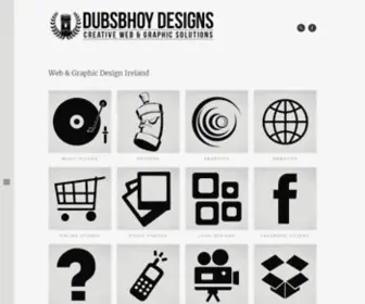 Dubsbhoy.com(Web Design Ireland Graphic Design Ireland Dublin Wexford) Screenshot